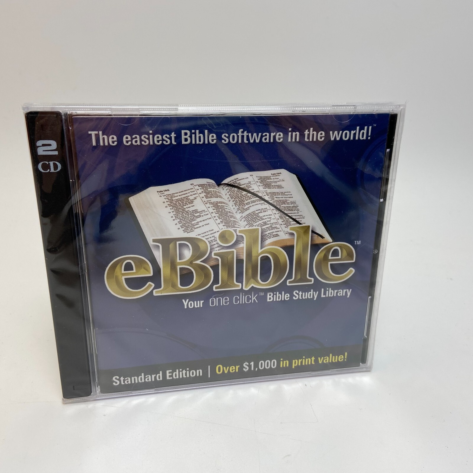 eBible Bible Study Library Standard Edition 2002 NELSON 2 CD Set NEW SEALED CA