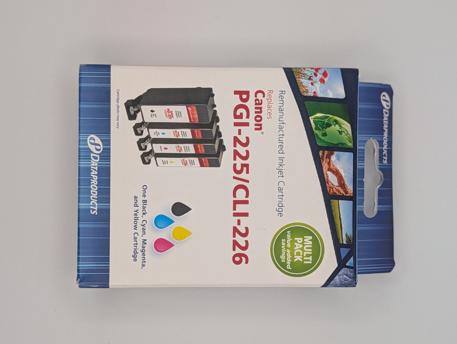 Dataproducts Ink Cartridge 4-Pack Compatible with PGI-225 CLI-226