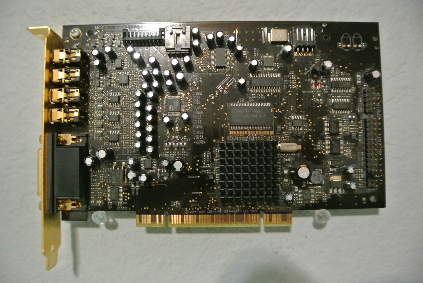 CREATIVE SOUND BLASTER X-FI 7.1 PCI SOUND CARD W/AD-LINK PORT DELL CT602 SB0460