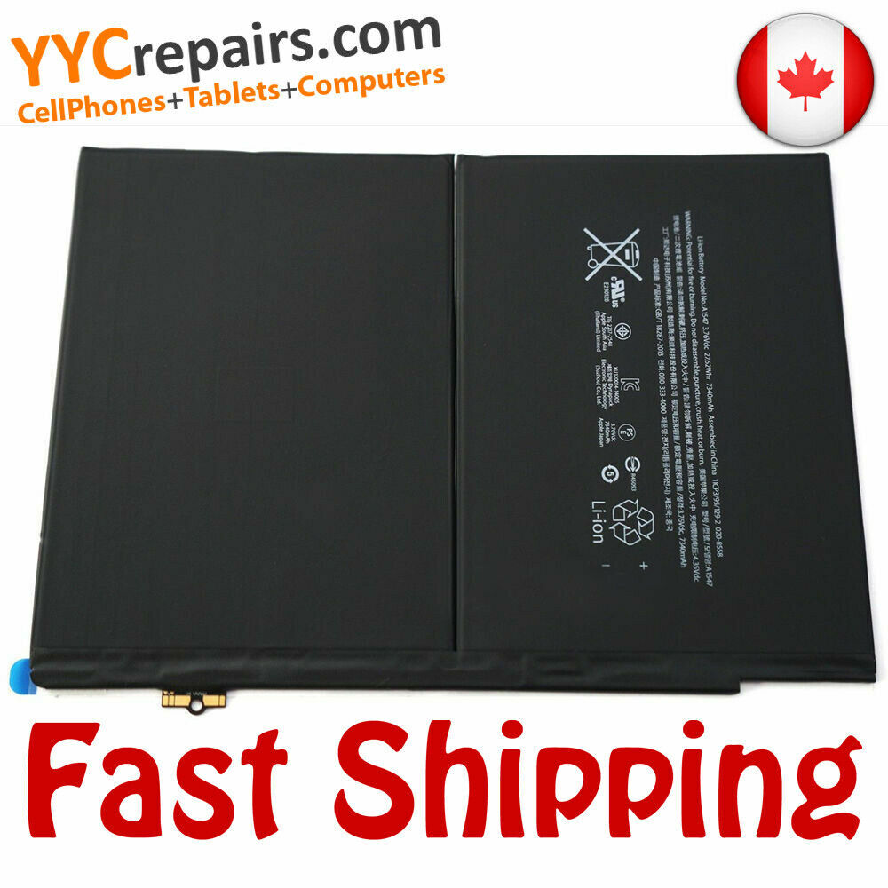 New Replacement OEM Battery For iPad 5th Gen 8827 mAh A1484 A1822 + Adhesive
