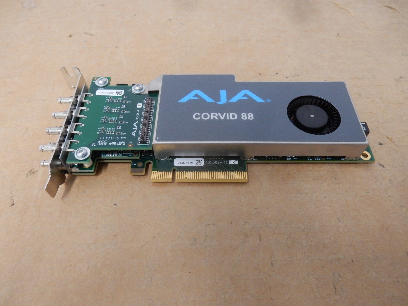 AJA CRV88-9-S-R0 Corvid 88 8-Channel 3G-SDI I/O Card