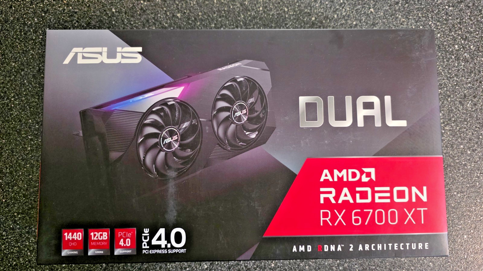 ASUS DUAL-RX6700XT-12G AMD RADEON RX 6700 XT 12GB PCI 4.0 RDNA2 HDMI DP