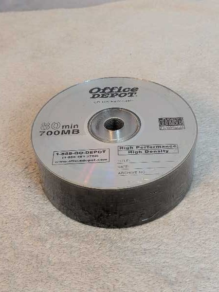 Office Depot CD-RW Rewritable Discs 700MB 80 Min Spindle Pack