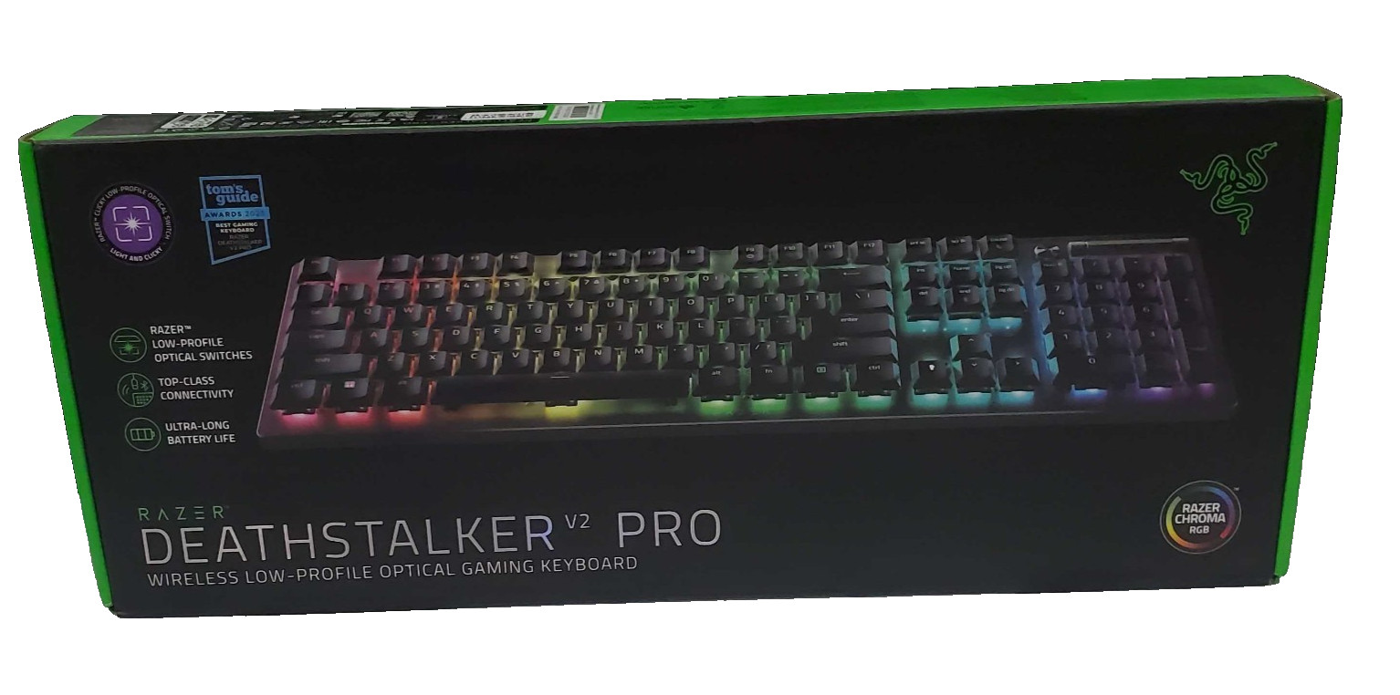 Razer DeathStalker V2 Pro Wireless Gaming Keyboard: Low Profile Optical Switche