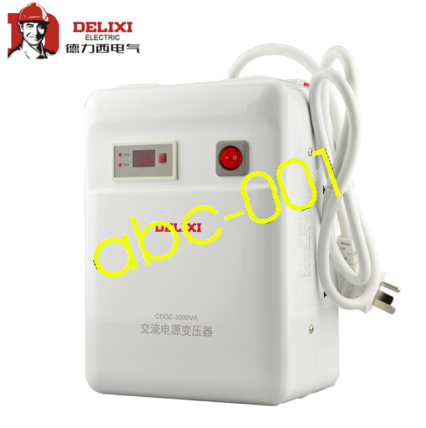 1PCS DELIXI CDDZ-3000W CDDZ-3000VA TRANSFORMER 220V to 110V BRAND