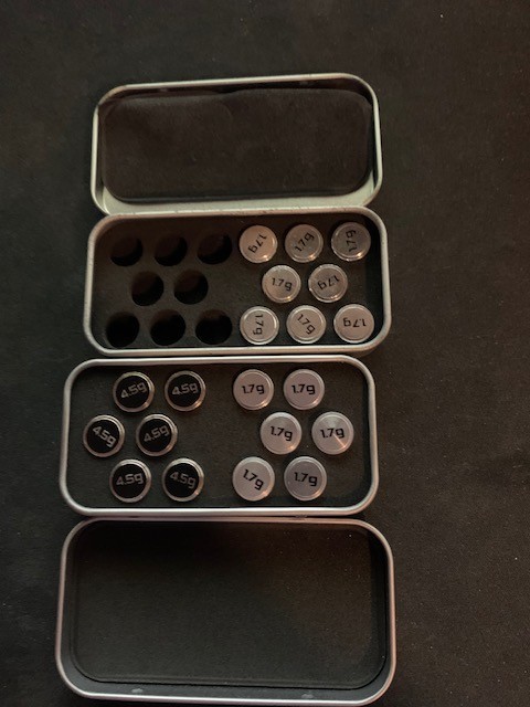 Logitech G500 Mouse Tuning Weights 4.5G and 1.7G