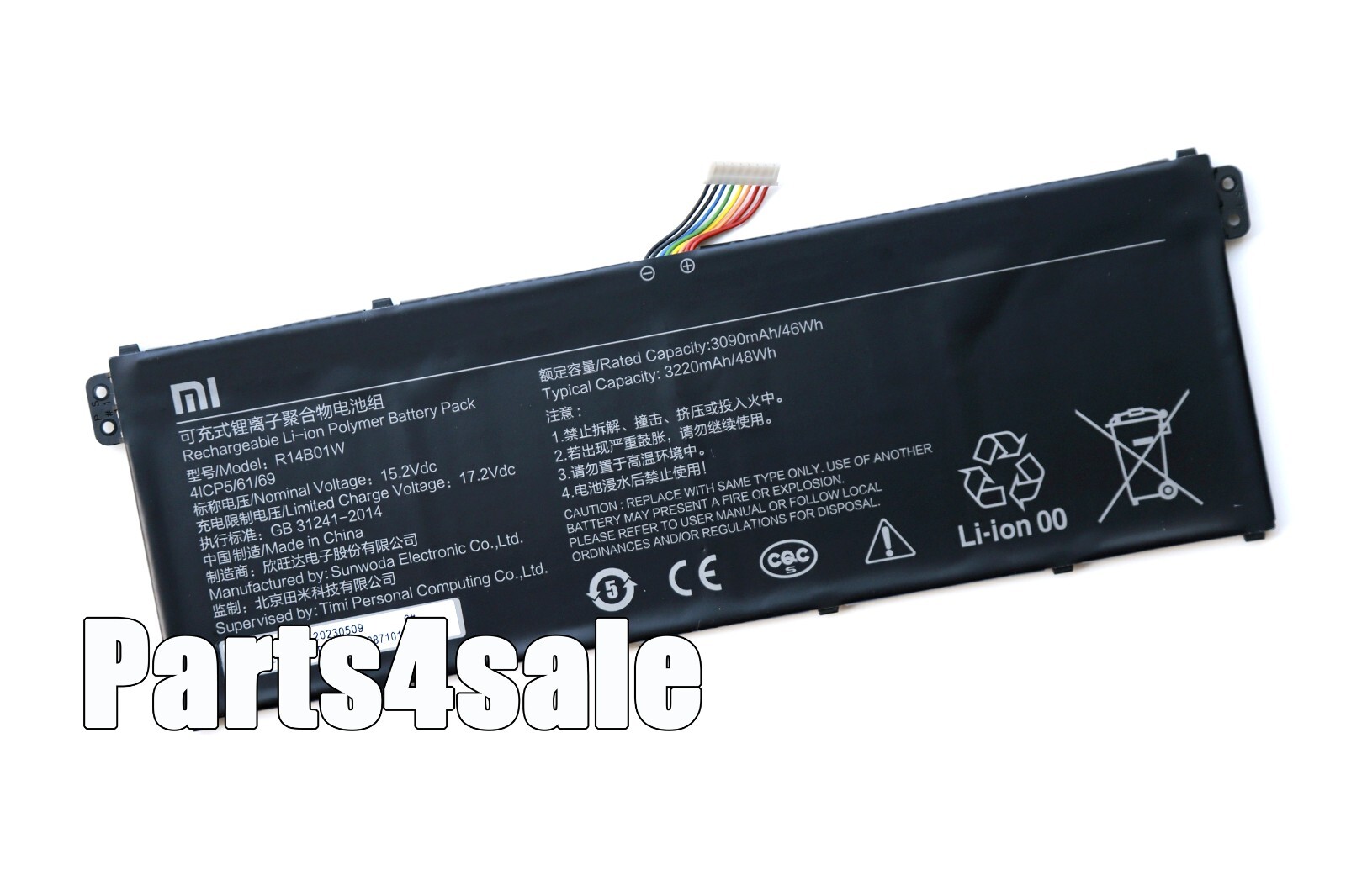 Original R14B01W 4ICP5/6/70 Battery For MI Redmi Book 14 inch XMA1901-DG AA AG