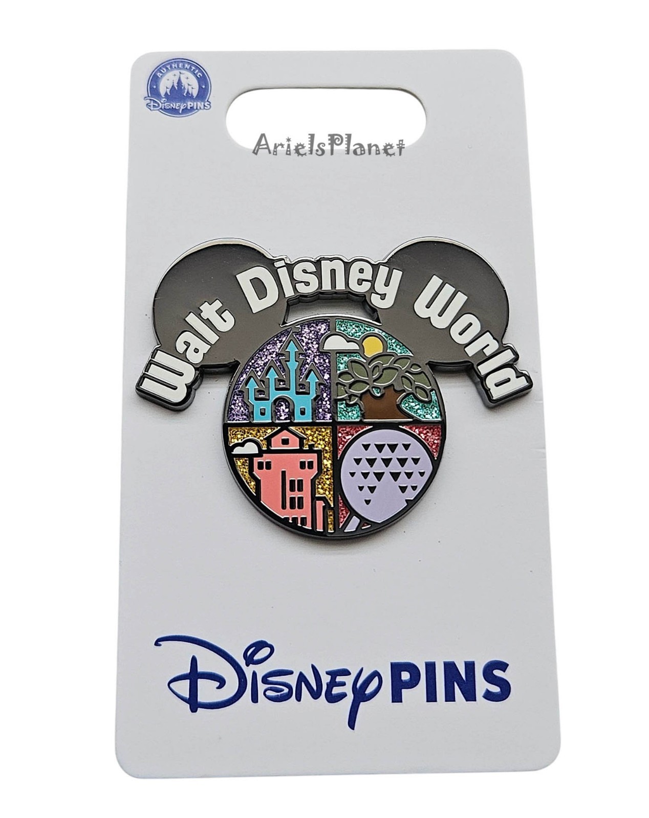 2026 Walt Disney World 4 Parks Mickey Mouse Icon Ear Pin