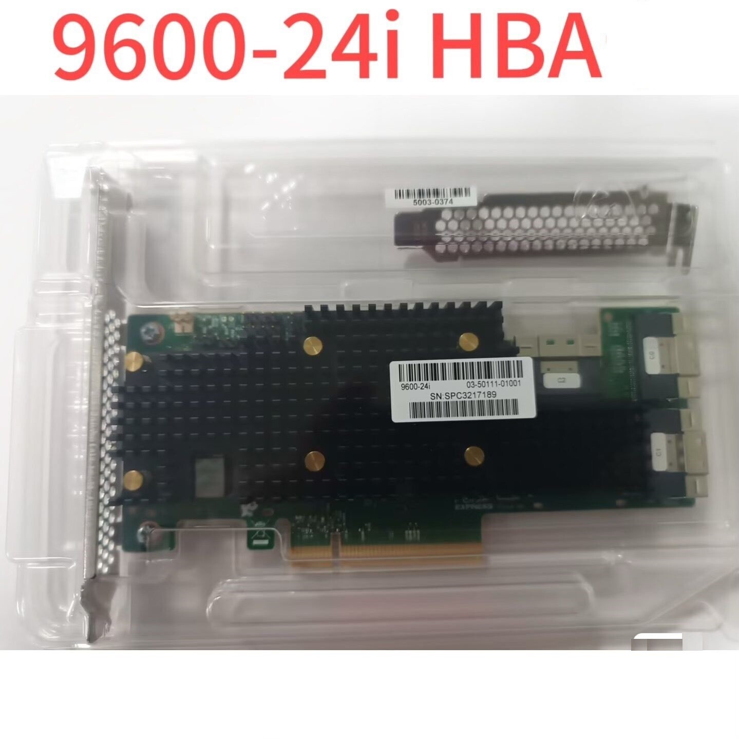 Broadcom eHBA 9600-24i 24 Int. Ports PCIe SAS/SATA/NVMe Tri-Mode Storage Adapter
