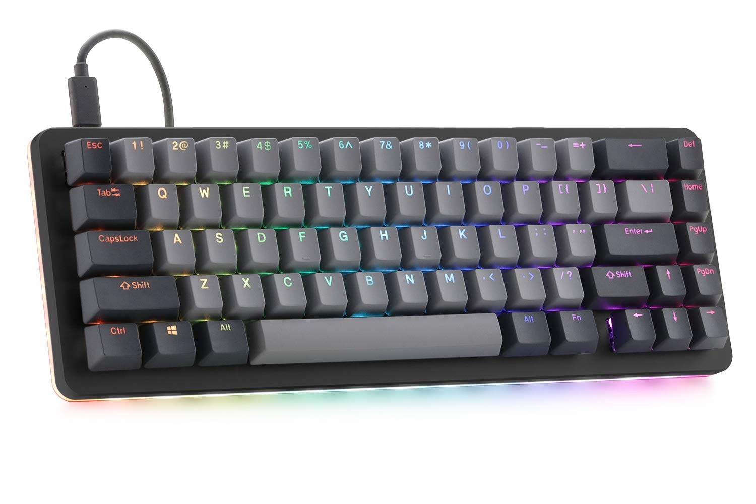 Drop ALT 65% Mechanical Keyboard Hot-Swappable RGB Aluminum Black