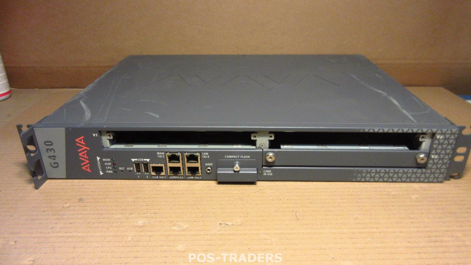 Avaya G430 MP40 1.5U Rack Mountable Media Gateway Chassis - EXCLUDING MODULES