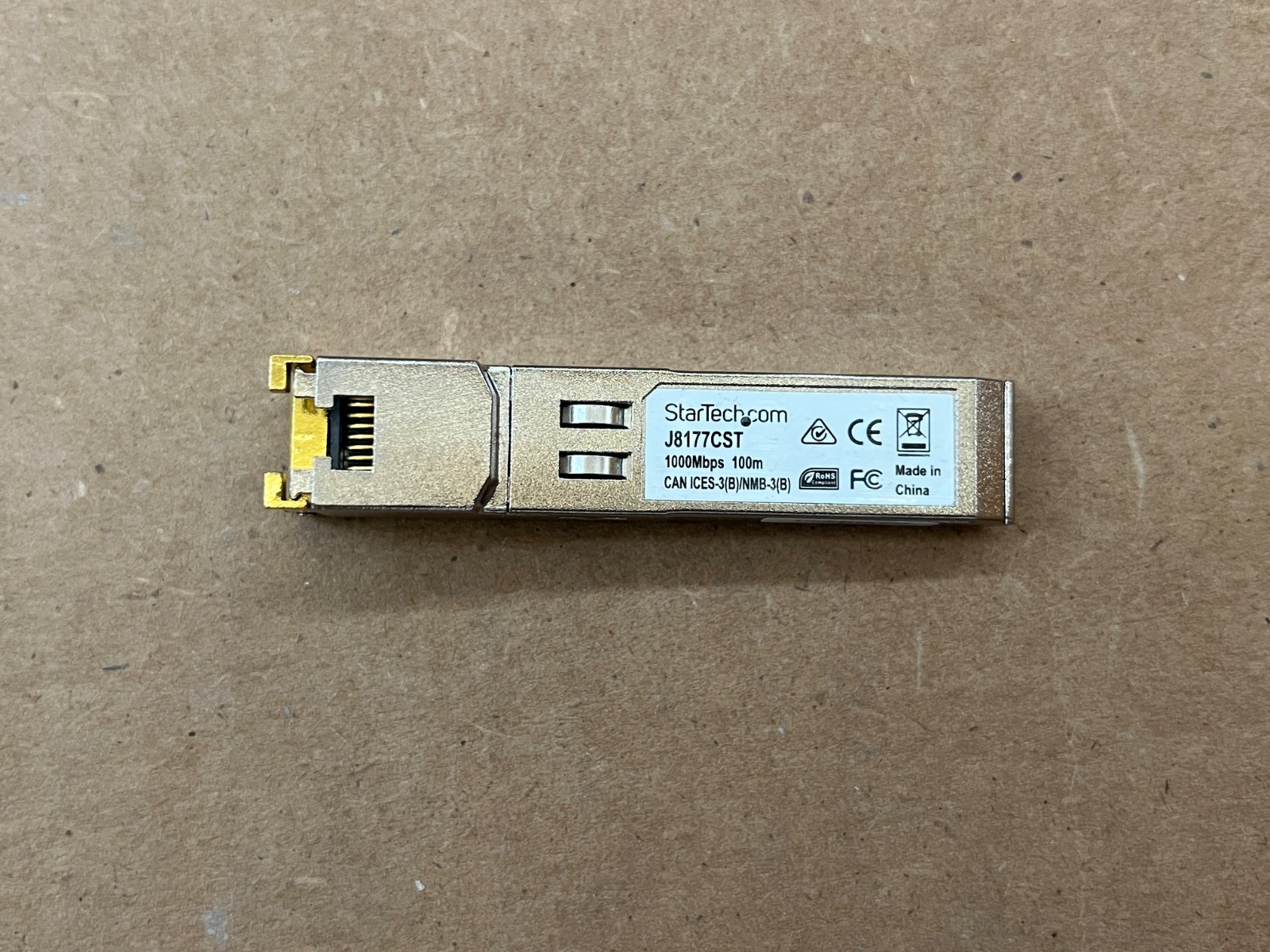StarTech.com HPE J8177C Compatible SFP1 000BASE-T - SFP to RJ45  Transceiver