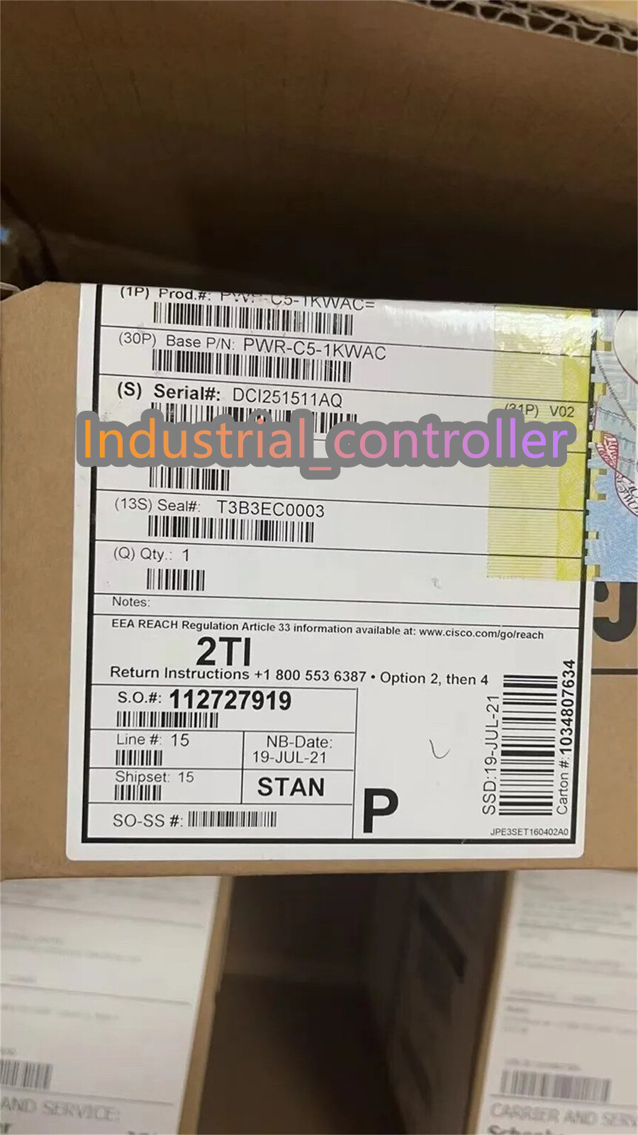 1PC New Sealed Cisco PWR-C5-1KWAC power supply for Catalyst 9200