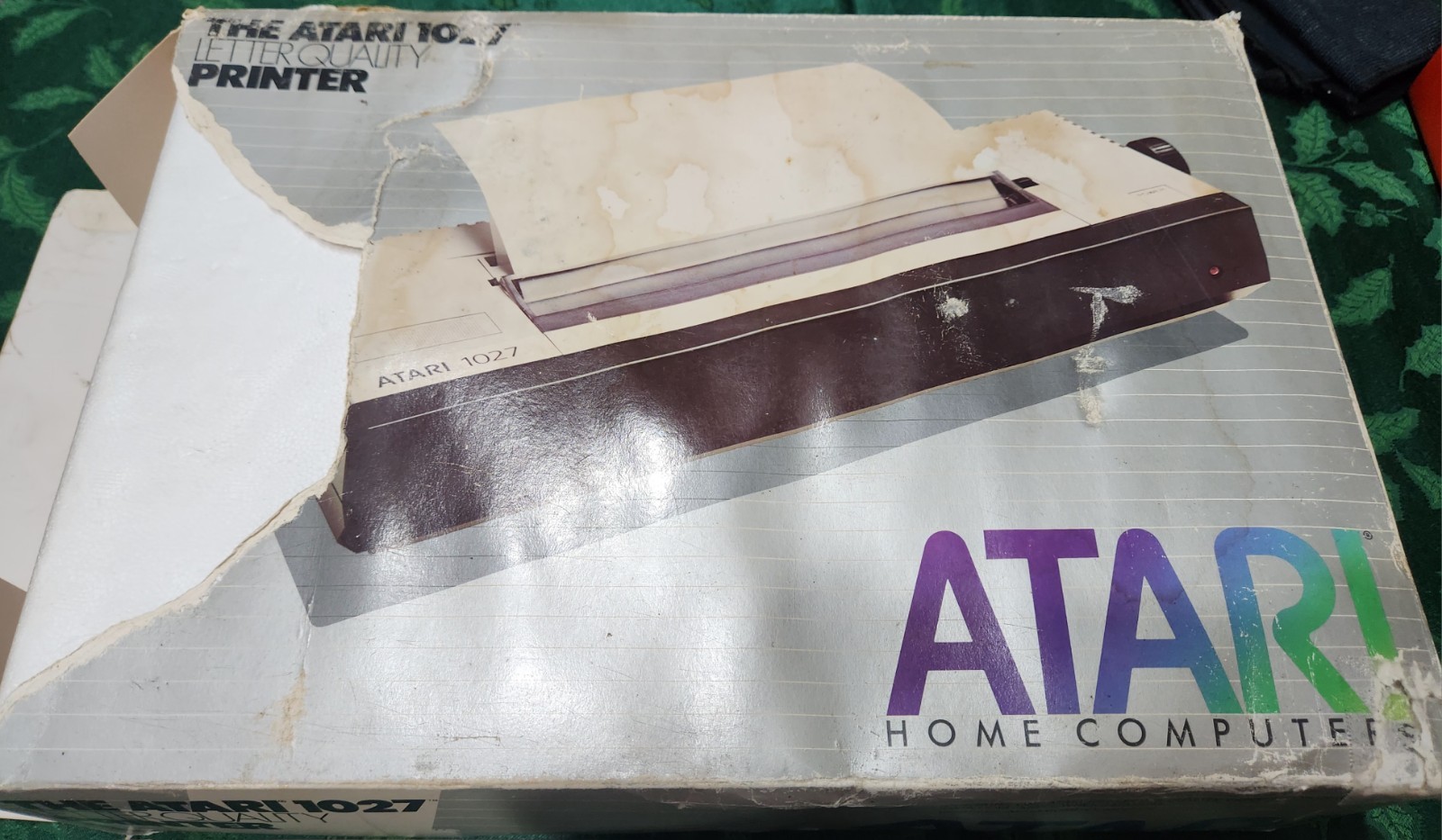 Vintage Atari 1027 Letter Quality Printer - In Box, For Parts / Not Working