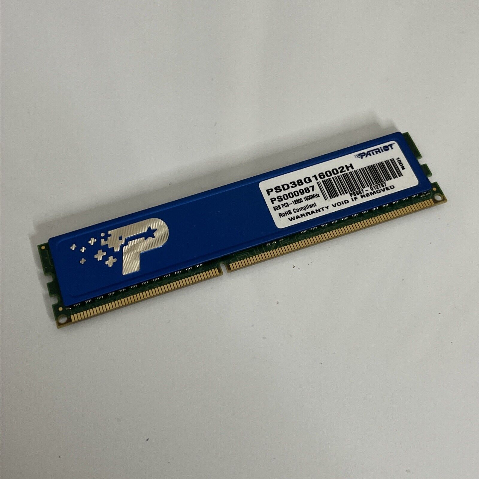 Patriot PSD38G16002H 8GB RAM Signature DDR3 CL11 PC3-12800 1600MHz DIMM