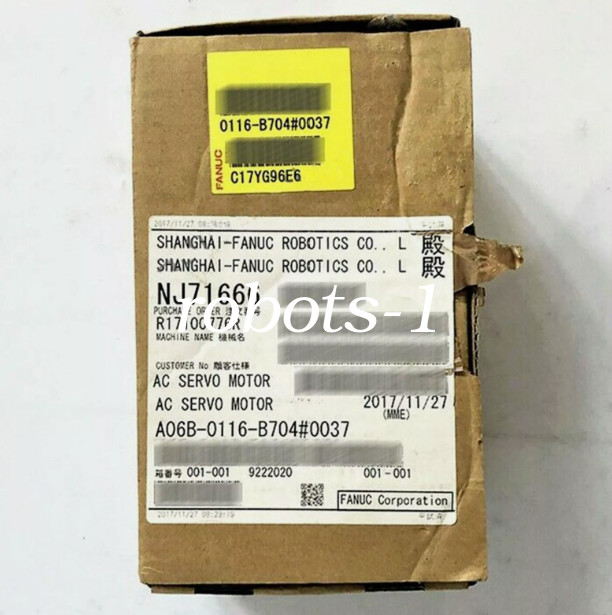 A06B-0116-B704#0037 For Fanuc New Servo Motor FedEx or DHL