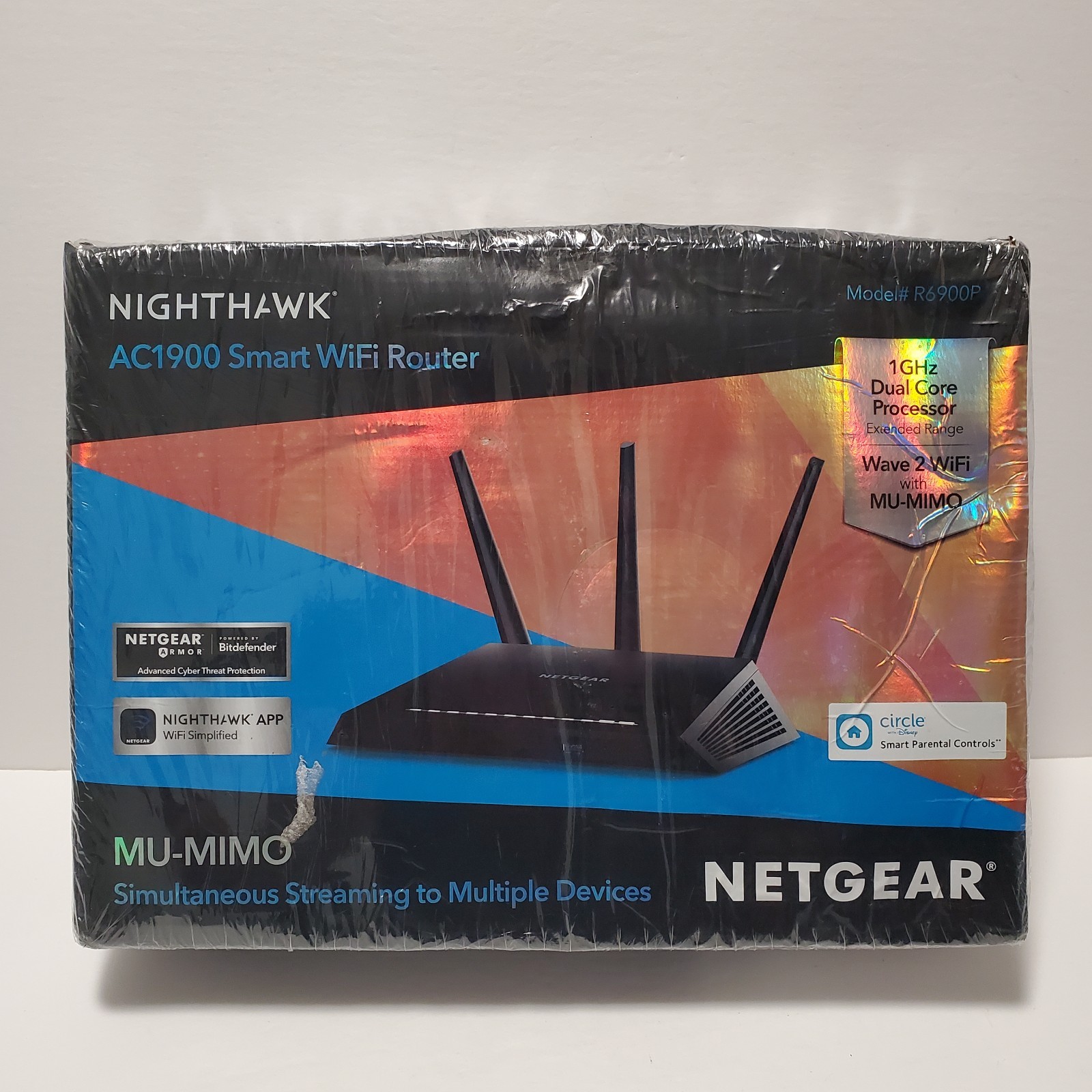 Netgear Nighthawk AC1900 Smart WiFi Router R6900P WLAN Device MU-MIMO READ DESCR