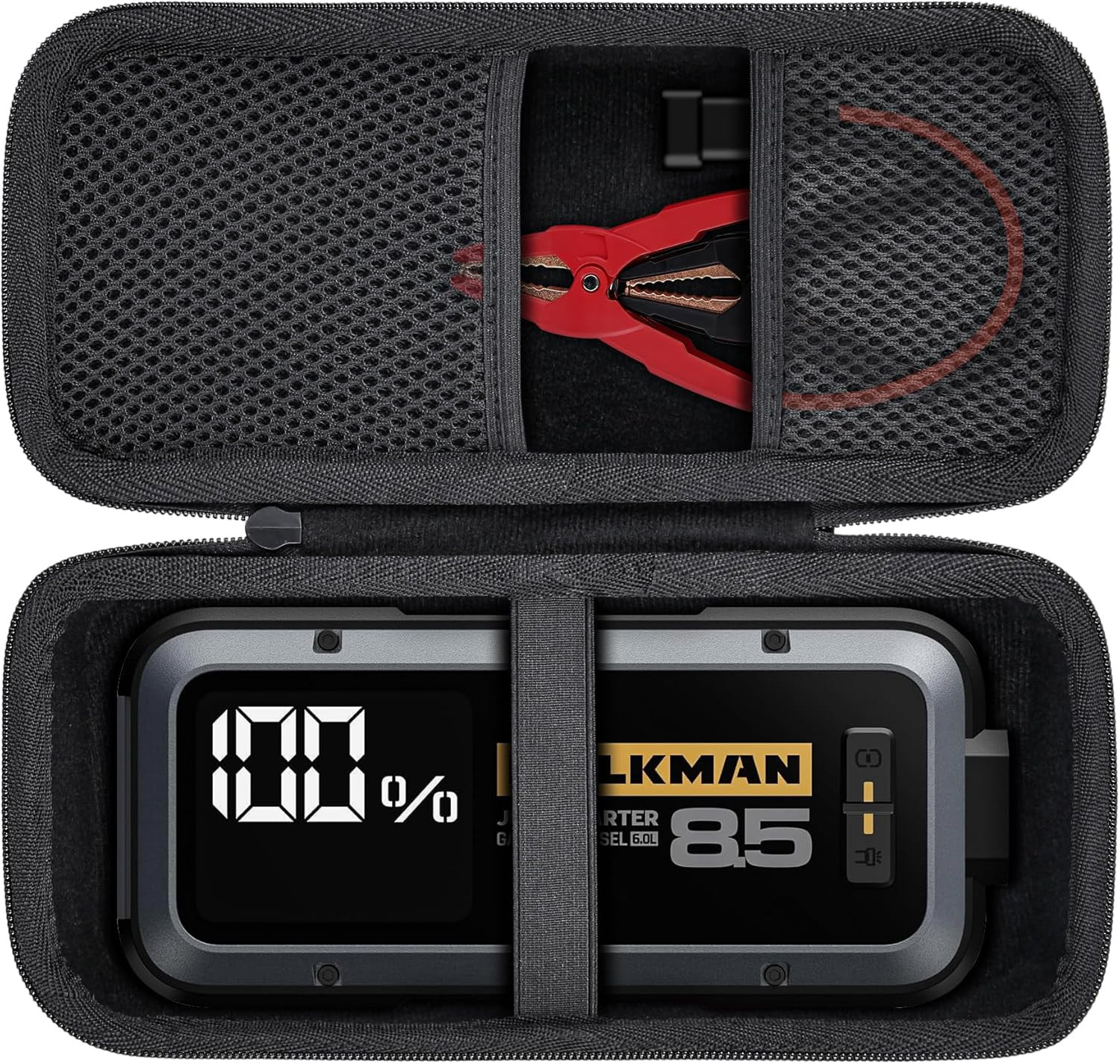 for HULKMAN Alpha85/Alpha85S/Alpha Pro Jump Starter Hard Carrying Case (Case Onl