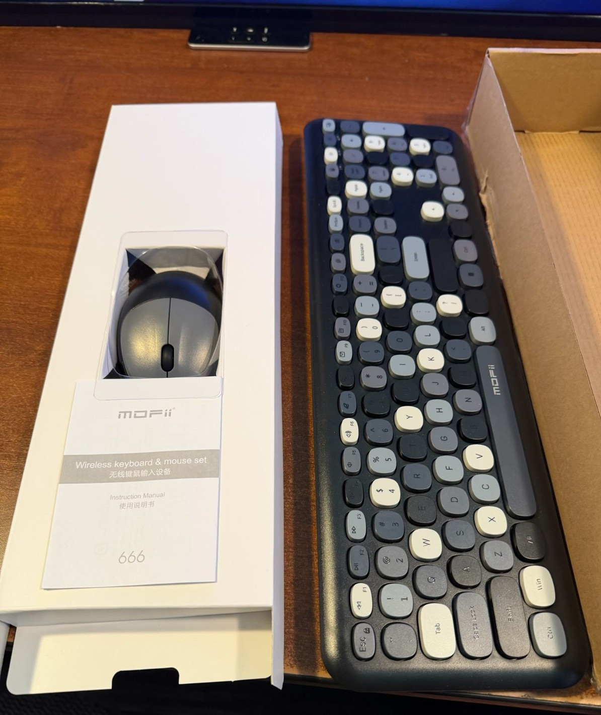 MOFii 666 Wireless Keyboard & Mouse Combo Set - NEW