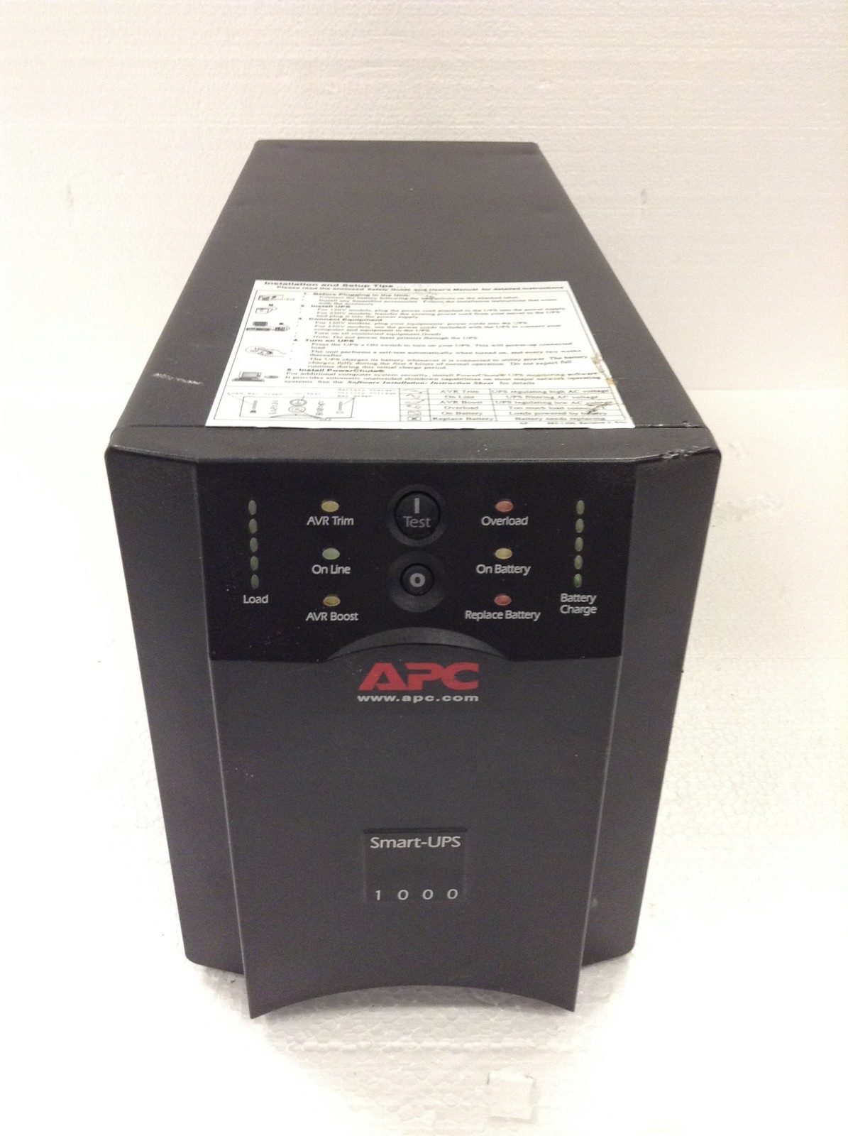 APC Smart-UPS 1000 SUA1000 1000VA UPS Backup 8 Oulets No Battery 