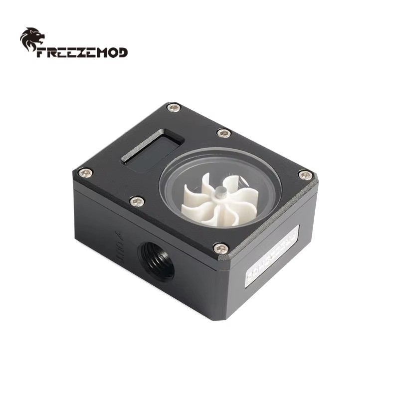 FREEZEMOD WDXS-T4 PC Water Cooling Flow Meter LCD Temp Display Sensor