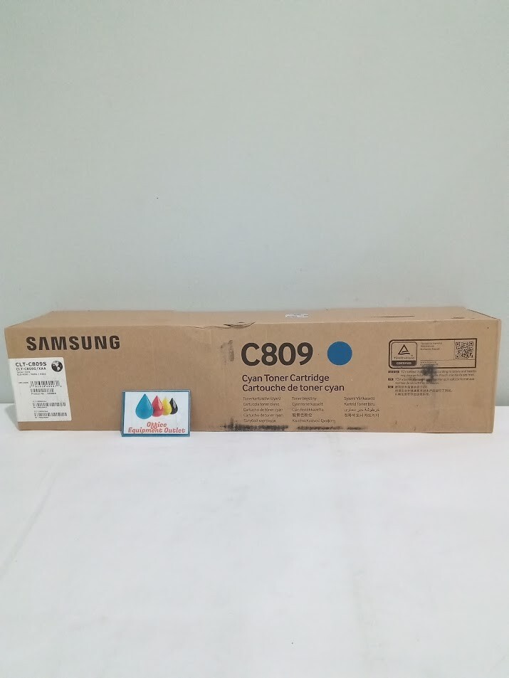 Samsung CLT-C809S CLTC809S Cyan Toner Cartridge