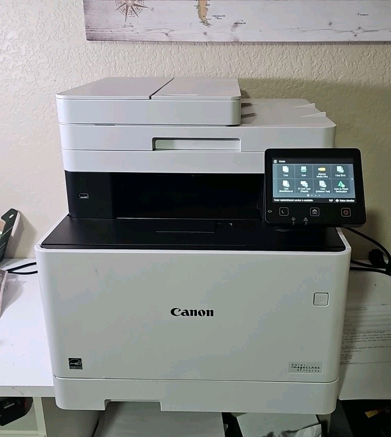 Canon ImageClass MF741CDW Color Laser All-In-One Printer. Tested, 12k Prints.