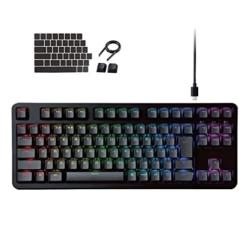 Elecom TK-VK310CBK V-custom Gaming Keyboard Wired RGB Numeric Keypad 