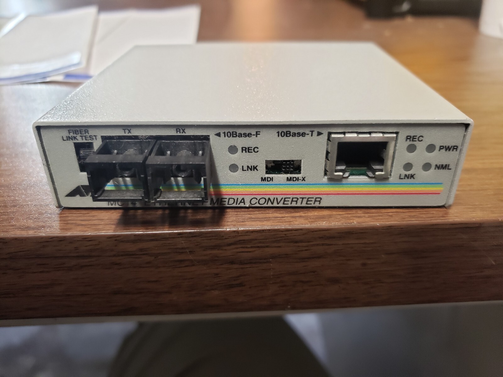 Allied Telesyn MC14 Ethernet Media Converter  AT-MC14 ATMC14 MW1E