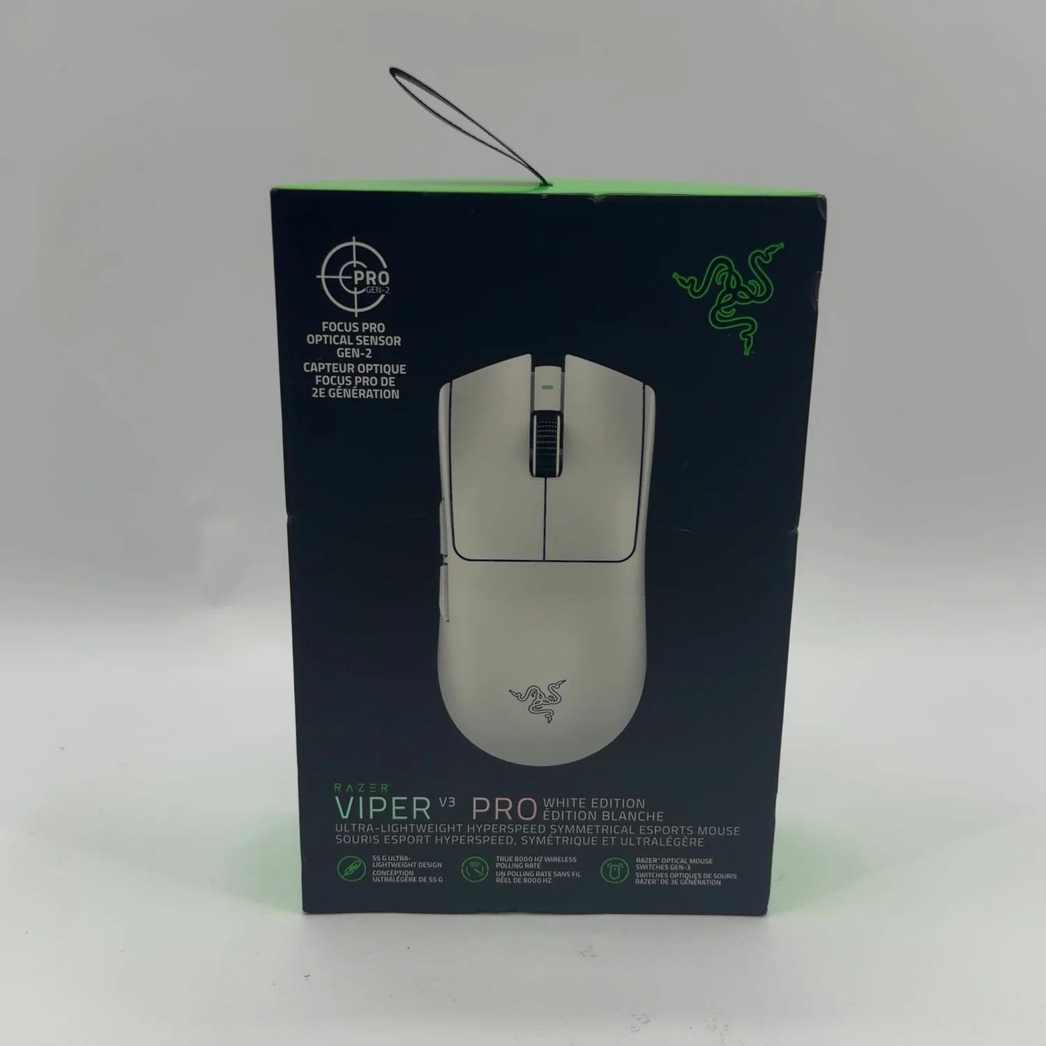 New Razer Viper V3 Pro RZ01-0512 Wireless Mouse White