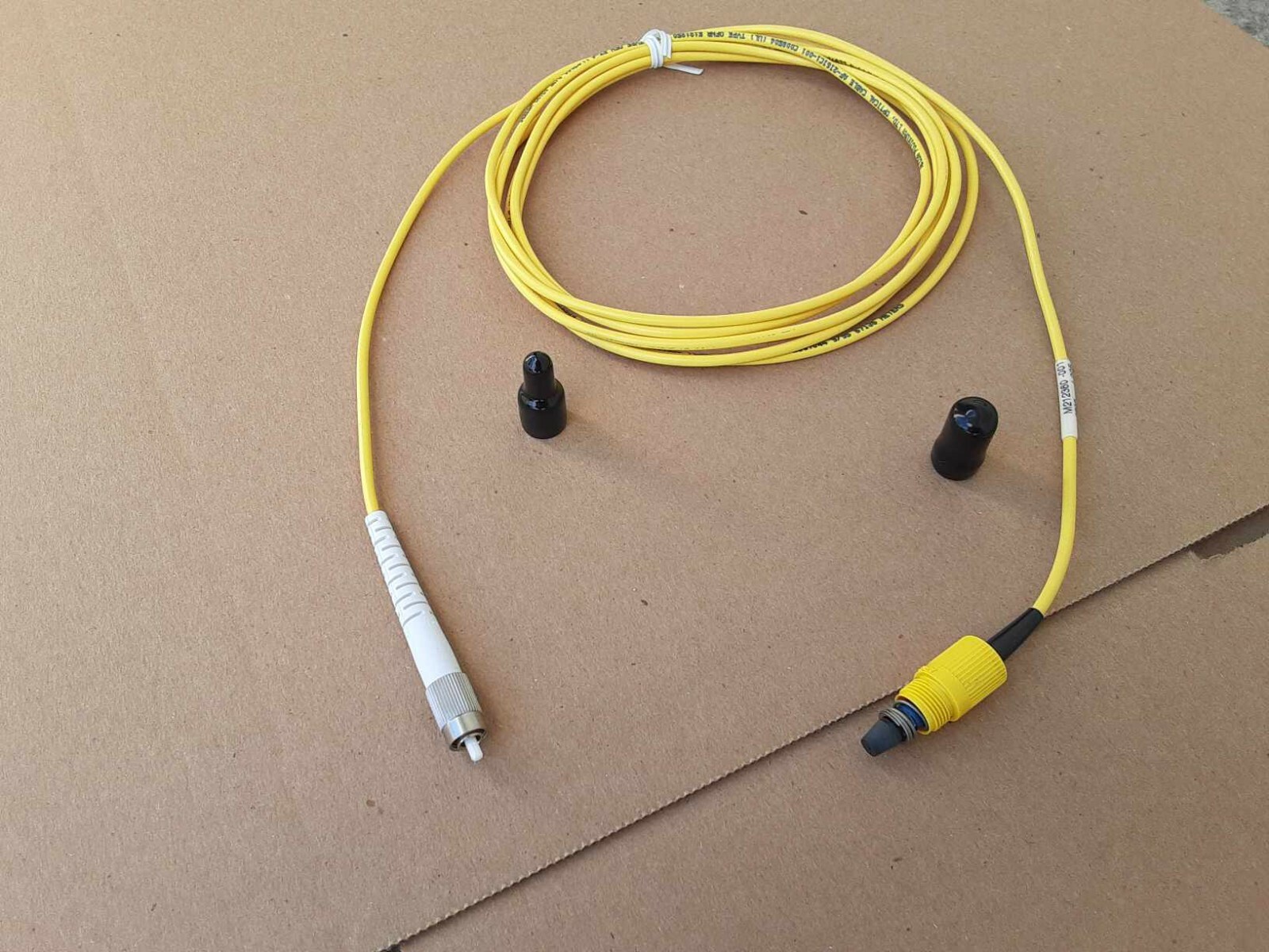US MADE   5 FT   BICONIC  to   FC     single mode  fiber optic  cable     