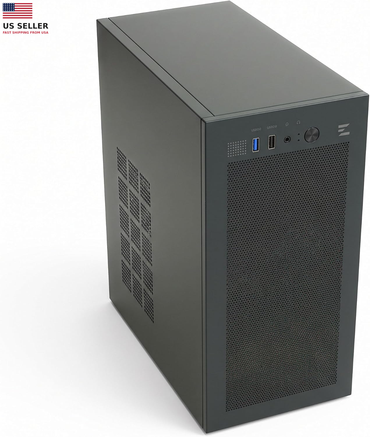 CUBIX Compact Mini Tower Matx PC Case, Heavy-Duty 0.8T Steel Chassis, Micro-Atx