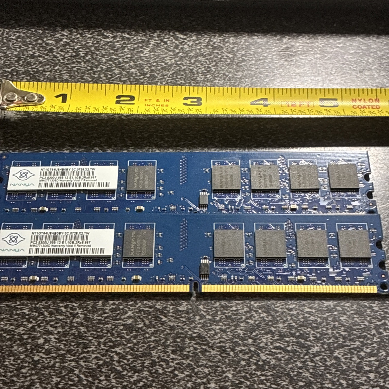NANYA 1GB DDR2 SDRAM 667MHz PC2-5300 UNBUFFERED NON-ECC