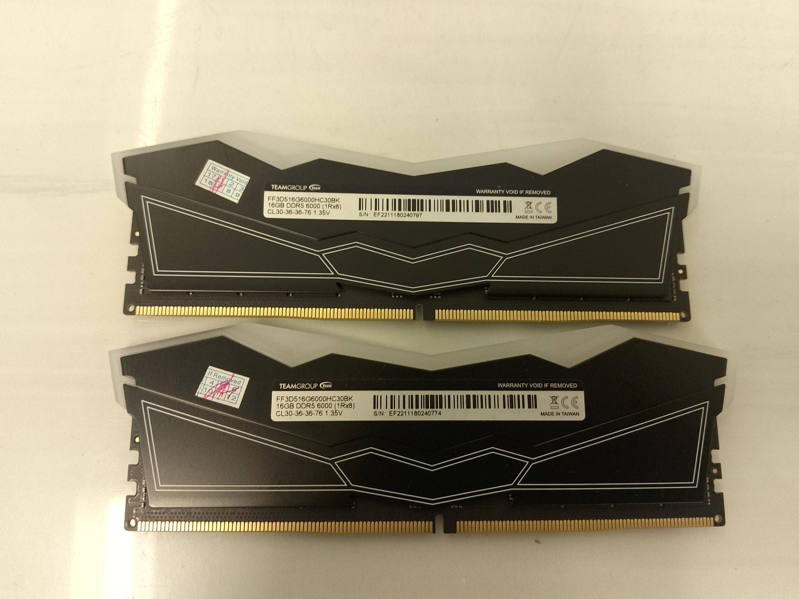 TeamGroup T-Force Delta RGB 32GB 2x16GB DDR5 6000MHz CL30 RAM FF3D516G6000HC30BK