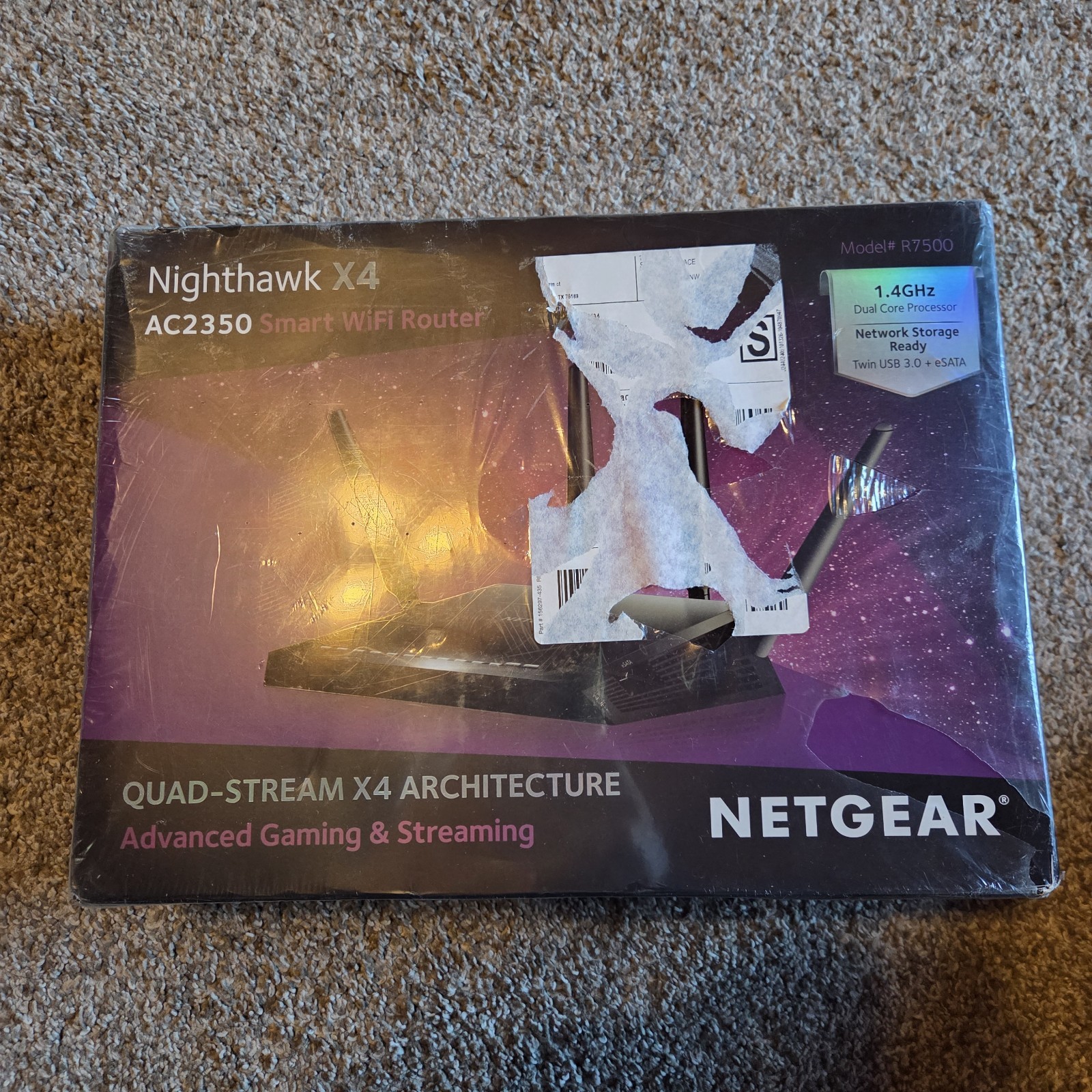 NEW NETGEAR Nighthawk X4 AC2350 R7500 Dual Band Gigabit WiFi Router NEW