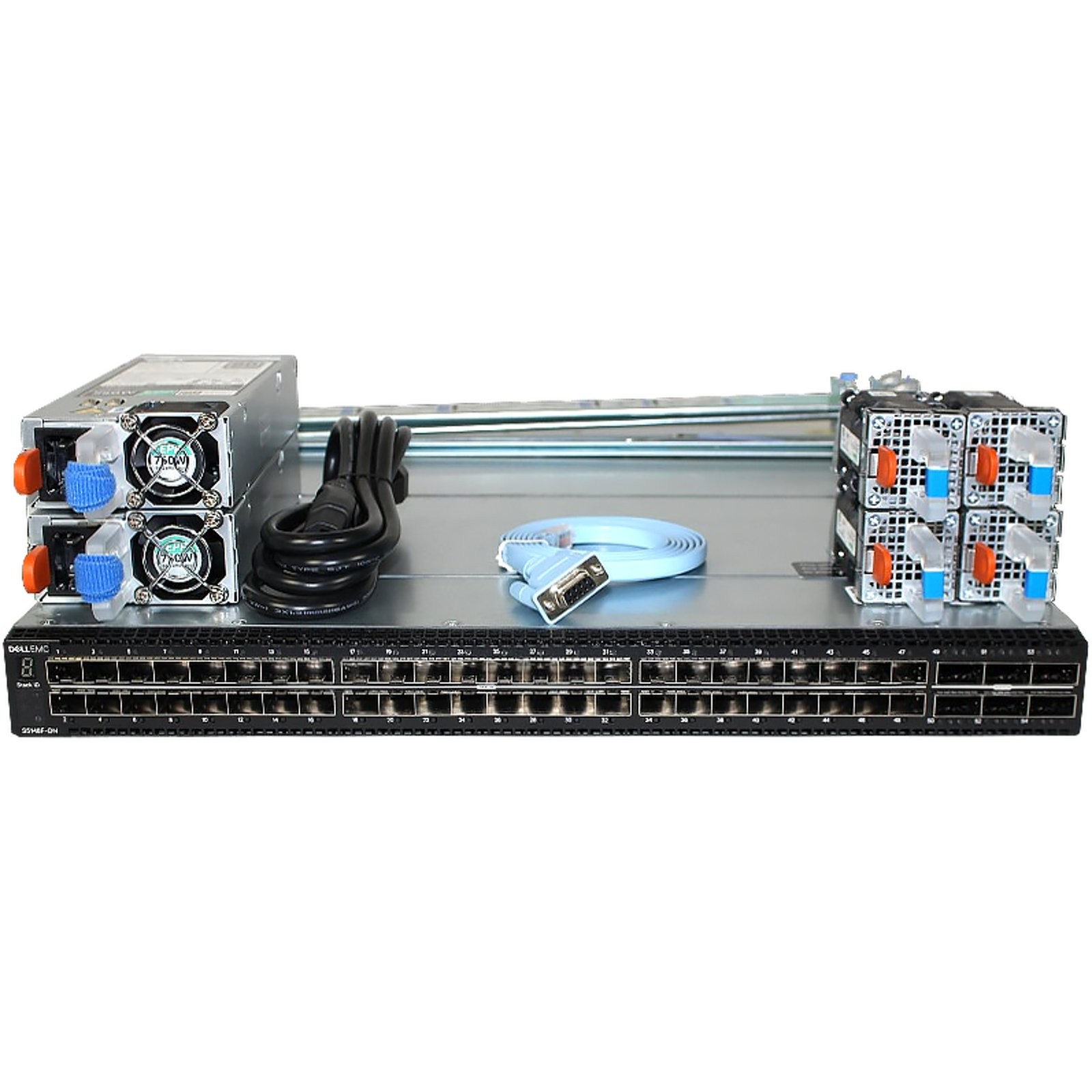 Dell S5148F-ON 48P SFP28 6P QSFP28 OS10 RA Switch (Rails)