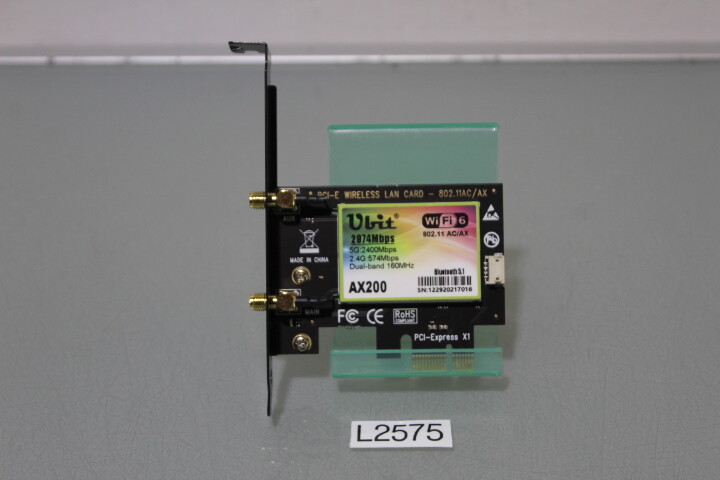 Ubit WiFi 6 Bluetooth WiFi Card 2974 Mbps AX200 PCIe Network Card *Mint Condition