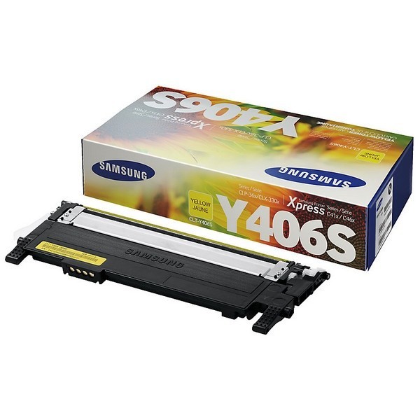 Genuine Samsung Yellow Print Cartridge CLT-Y406S Y406S