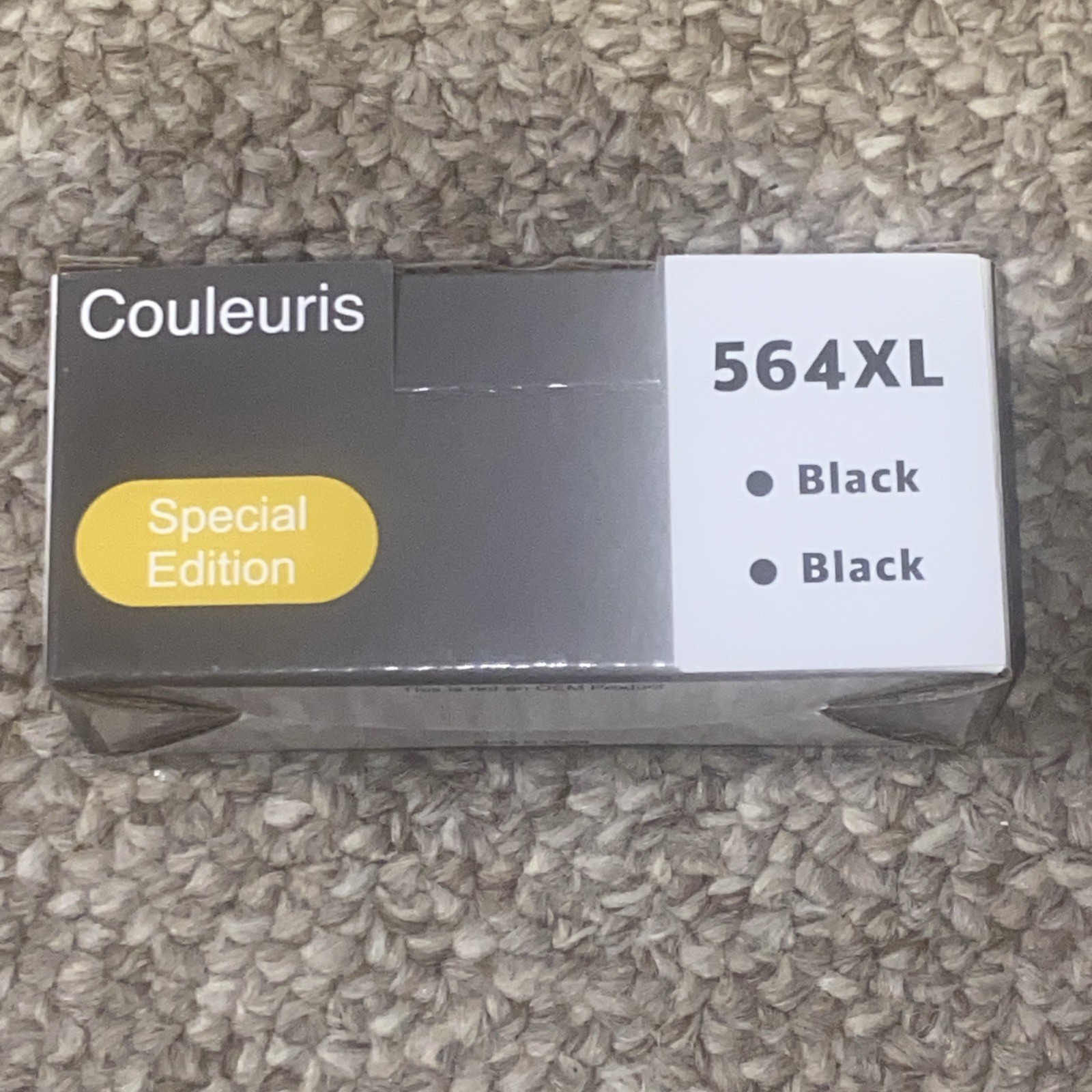 Couleuris 564 XL Printer Black Ink 2 Cartridge Box Sealed Brand New