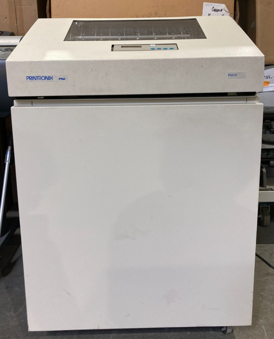 Printronix PSA P5215 Scanner Matrix Printer w/ Power Cord (As Is)