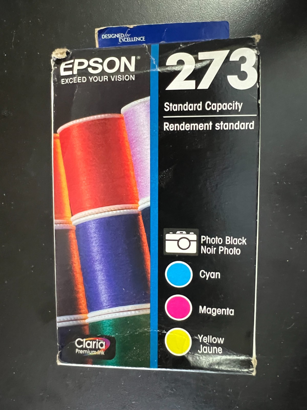 Epson 273 (T273520) Color Ink Cartridge - Cyan Magenta Yellow Black 2145/OB