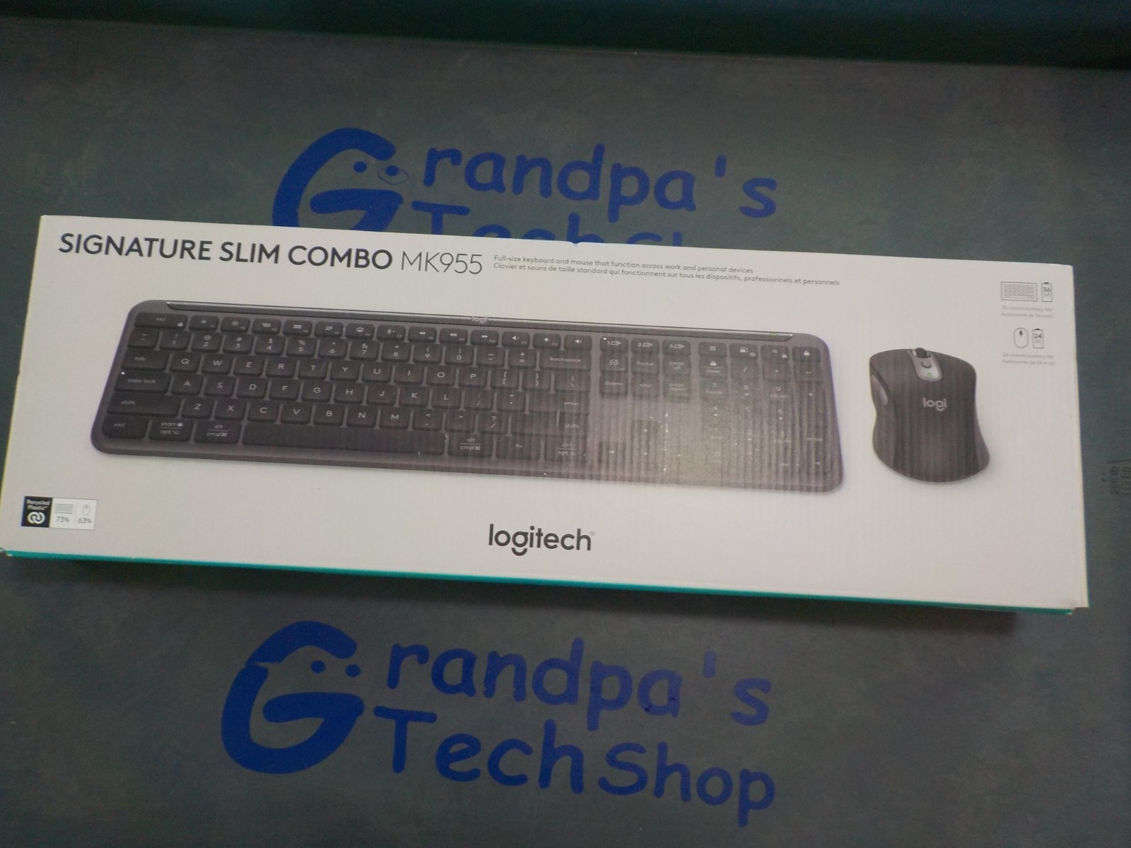New Logitech Signature MK955 Keyboard and Mouse Combo (Black) 
