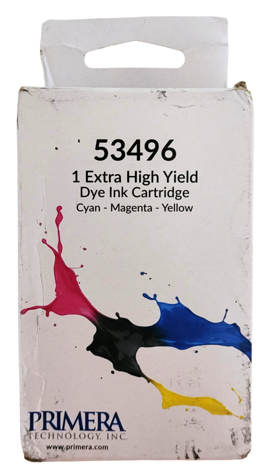 Primera 53496 Extra High Yield Cyan Magenta Yellow Dye Ink Cartridge