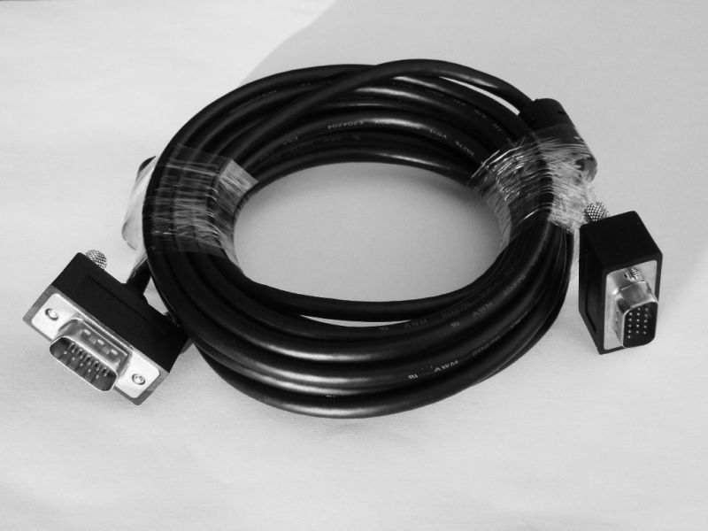 25FT VGA SVGA MALE/MALE MONITOR COMPUTER CABLE CORD 