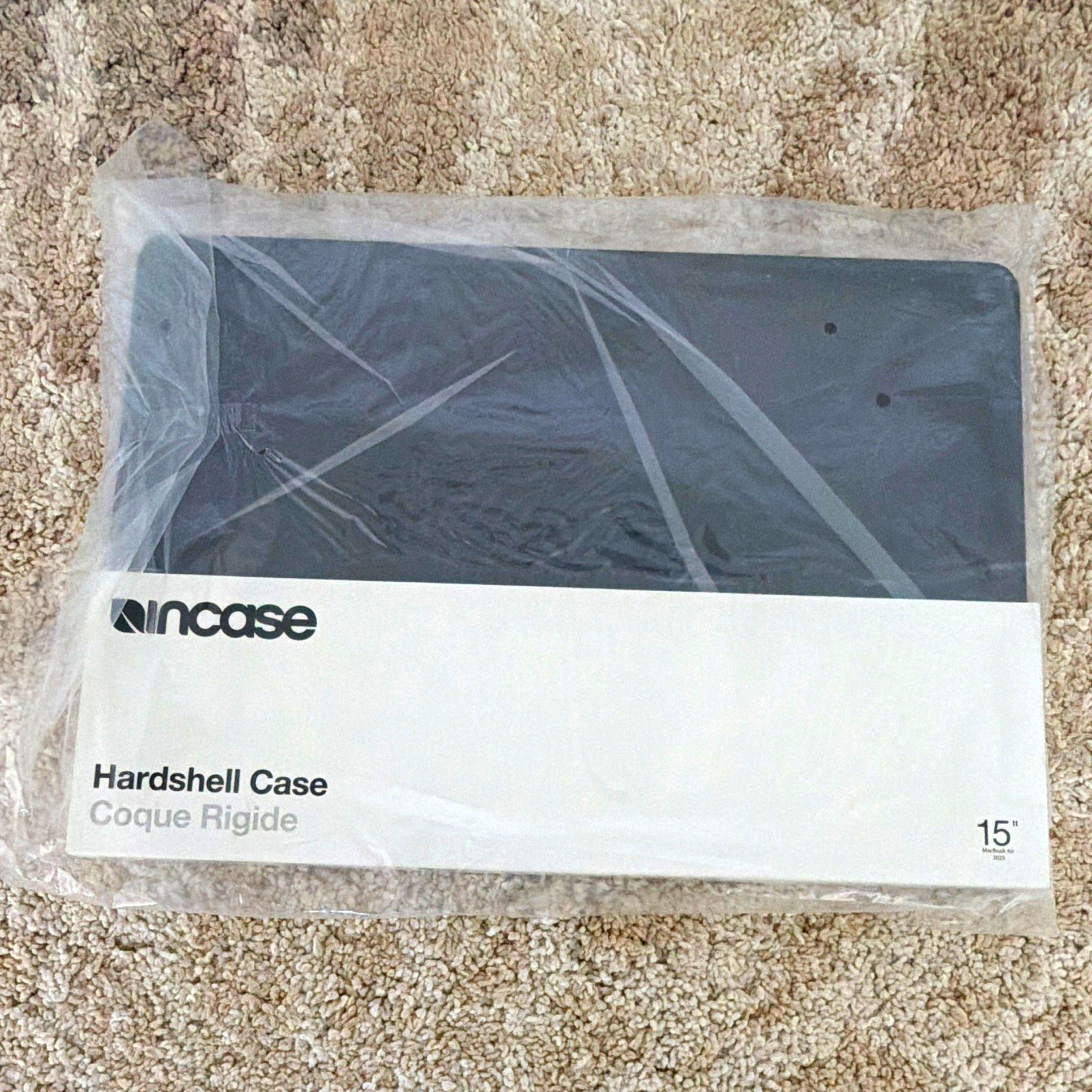 Incase Black Rigid Plastic Hardshell Case for 15in Apple MacBook Air 2025