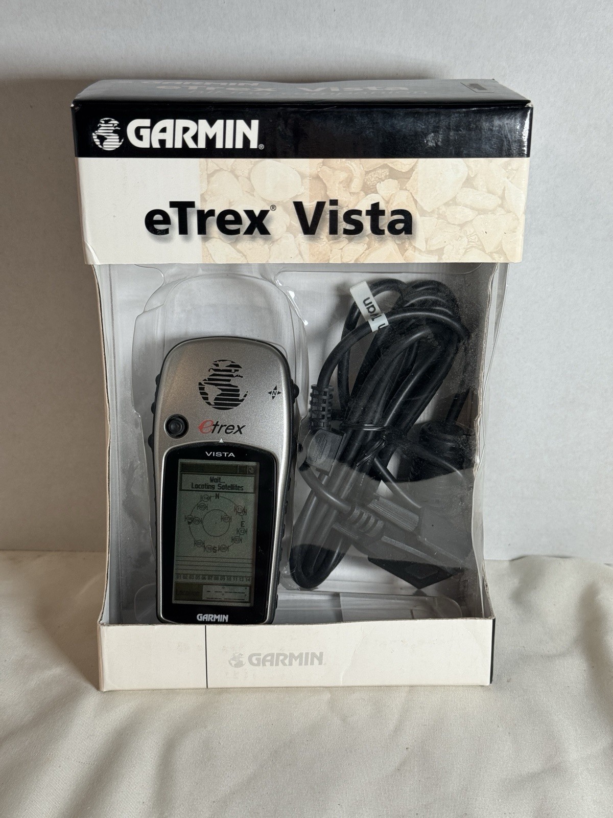 Garmin Etrex Vista Silver Handheld GPS WAAS Compass Works