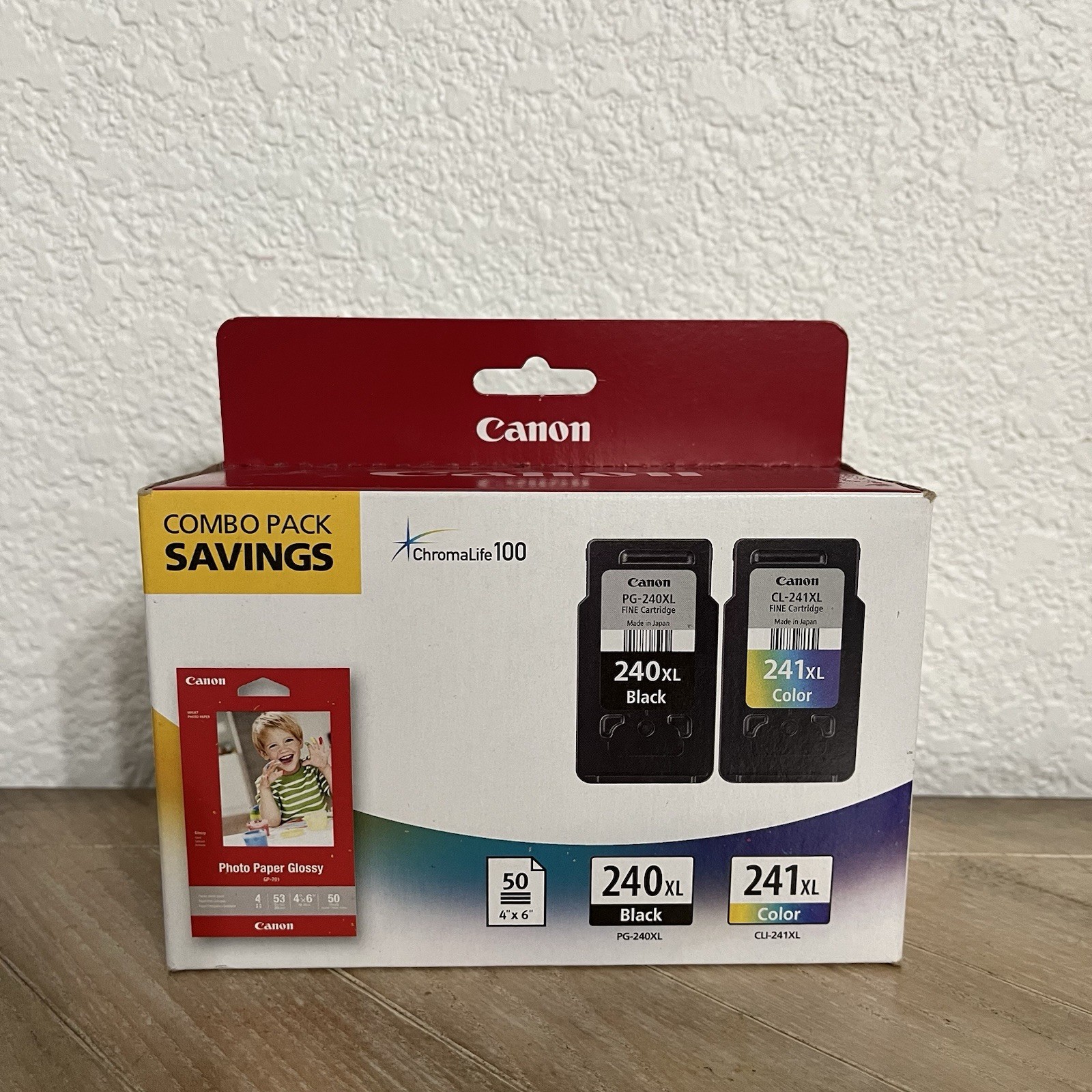 Canon PG-240XL Black/CL-241XL Color Combo Pack Ink Cartridge - New in Box
