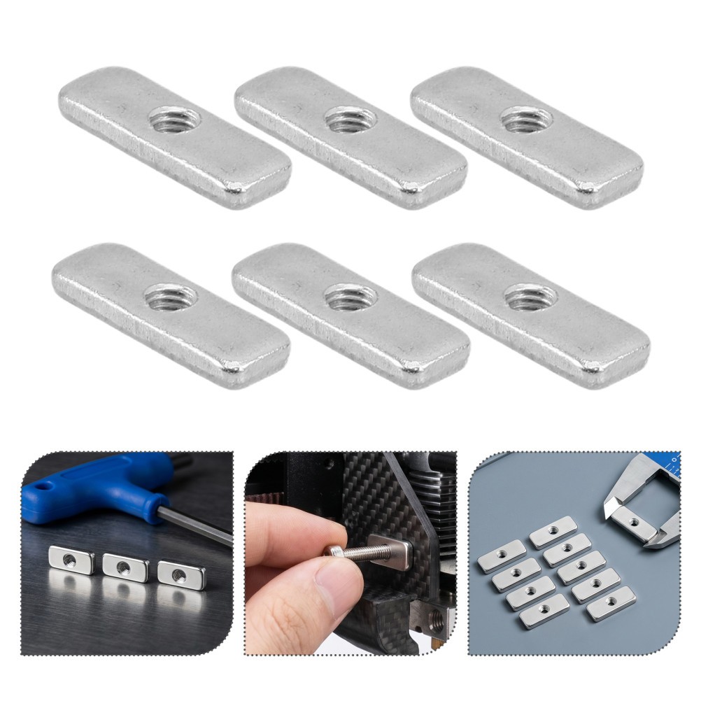 40 pcs M3 Rectangular Mounting Plates Compatible with Voron V0 , Metal