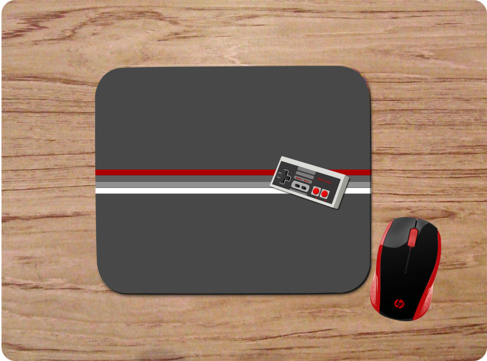 CLASSIC NES CONTROLLER NINTENDO CUSTOM NONSLIP MOUSE PAD MAT HOME SCHOOL OFFICE