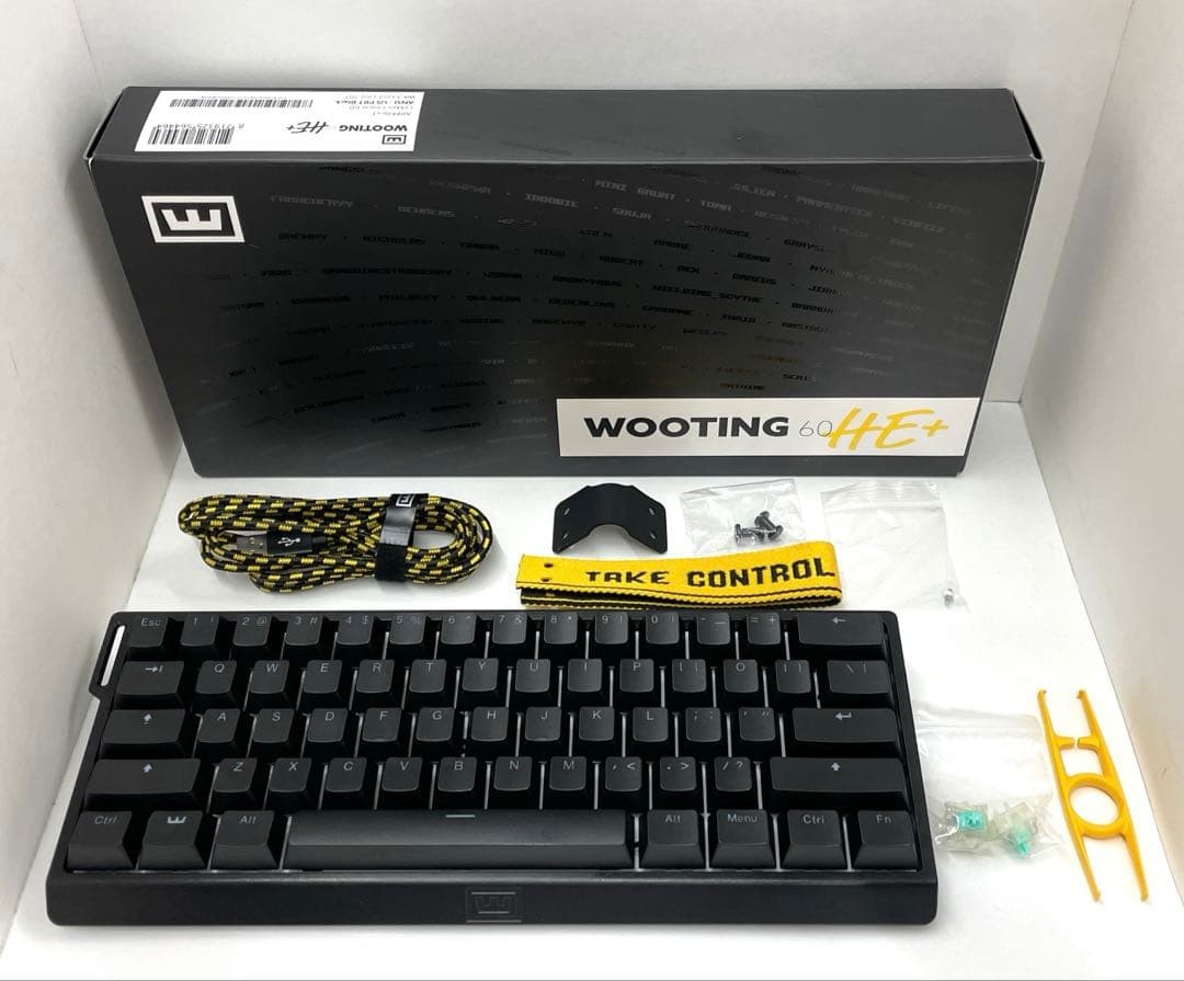 Wooting 60HE+ W05T011 US 60-Key Gaming Keyboard Used